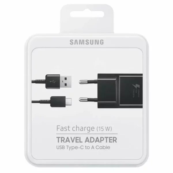 Samsung Fast Charger 2.0mAh (15W) incl. USB-gegevenskabel Type-C - Zwart